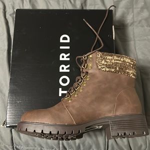 Torrid hiker sweater boots, brand new, never worn